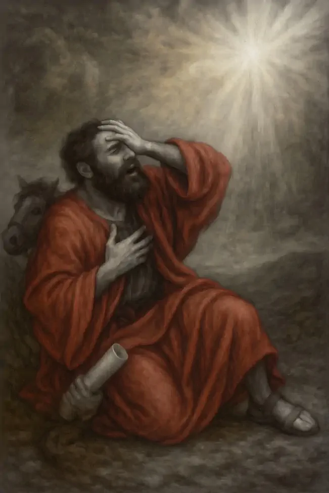 Paul on road to Damascus